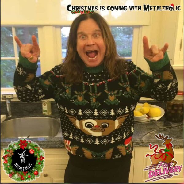 Ozzy Osbourne’s Funny Gremlins Fargo Christmas Holiday Gift 2024 Xmas Ugly Sweater