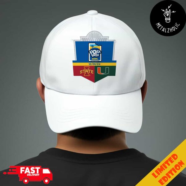 Pop Tarts Bowl Games NCAA College Footbal Bow 2024-2025 Iowa State Cyclones vs Miami Hurricanes 28 December 2024 Classic Hat Cap