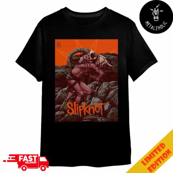 Poster For Tonight Slipknot’s Performance At The Schleyerhalle Stuttgart 8 December 2024 Merchandise T-Shirt