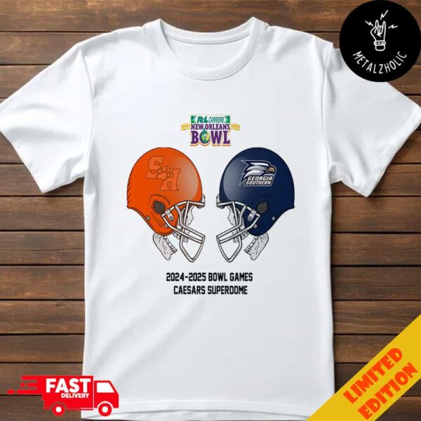 RL Carries New Orleans Bowl NCAA Bowl Games Sam Houston State vs Georgia Southern At Caesars Superdome New Orleans Louisiana December 19th 2024 T-Shirt