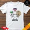 Servpro First Responder Bowl NCAA 2024-2025 Bowl Games North Texas Mean Green vs Texas State Bobcats At Gerald J Ford Stadium Skull Helmet Head To Head T-Shirt