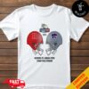 Wasabi Fenway Bowl NCAA 2024-2025 Bowl Games UConn Huskies vs North Carolina Tar Heels At Fenway Park Stadium Skull Helmet Head To Head T-Shirt