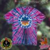 Red Hot Chili Peppers x Freaktopia Tie Dye Limited Edition All Over Print T-Shirt New Merchandise 2024 Blue Version