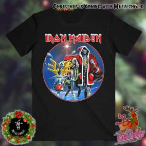 Santa Eddie Xmas Iron Maiden New Merchandise 2024 T-Shirt