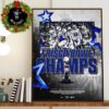 Scooter’s Coffee Frisco Bowl Champions Is Memphis Tigers Defeat West Virginia With 42-37 NCAA Bowl Games 2024-2025 December 17 2024 Poster Canvas