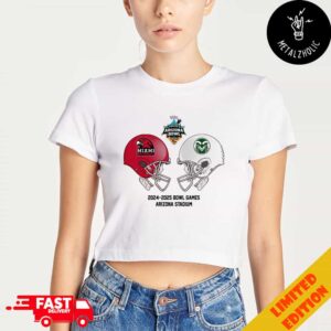 Snoop Dogg Arizona Bowl NCAA 2024-2025 Bowl Games Miami RedHawks vs Colorado State Rams At Arizona Stadium Lady’s Cropped T-Shirt