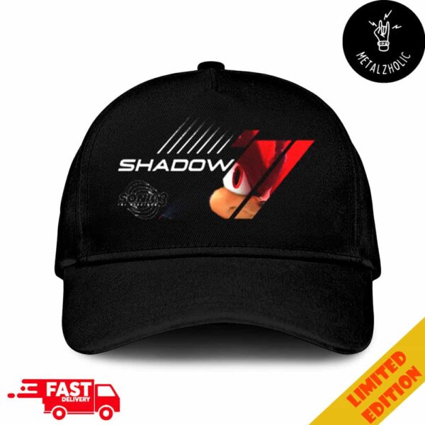 Sonic The Hedgehod 3 Shadow The Hedgehog 2024 New Merchandise Hat Cap