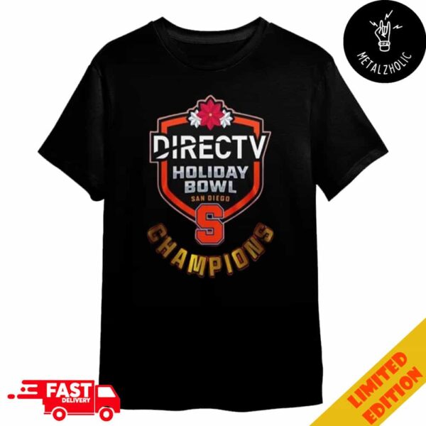 Syracuse Orange Football Directv Holiday Bowl 2024 Champions NCAAF Bowl Games 2024-2025 Merchandise T-Shirt