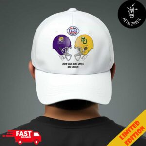 Texas Bowl NCAA 2024-2025 Bowl Games LSU Tigers vs Baylor Bears At NRG Stadium Skull Helmet Head To Head Classic Hat Cap