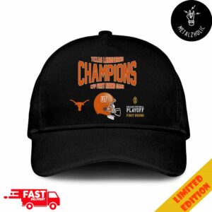 Texas Longhorns University Football 2024 CFP First Round Game Winner Helmet NCAA Bowl Games 2024-2025 Hat Cap