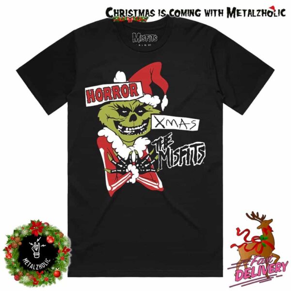 The Misfits Records Horror Xmas New Merchandise 2024 T-Shirt