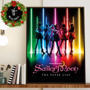 The Sailor Guardians Take The Stage Next Year In Pretty Guardian Sailor Moon The Super Live Poster Canvas