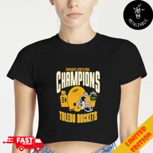 Toledo Rockets 2024 GameAbove Sports Bowl Champions NCAA Bowl Games 2024-2025 Cropped T-Shirt