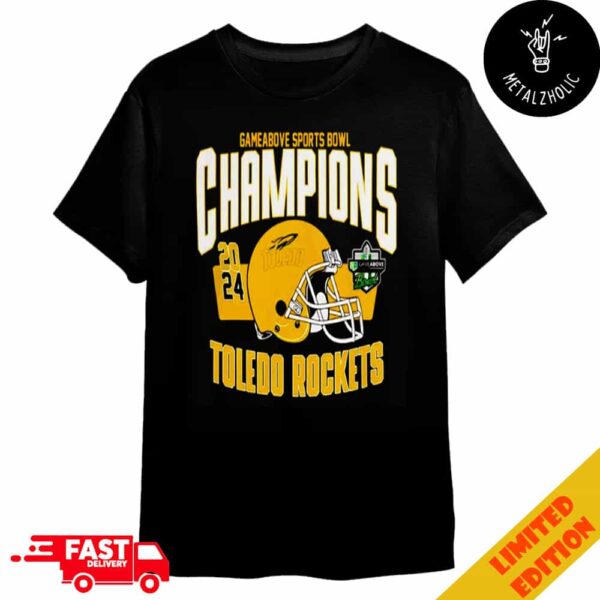 Toledo Rockets 2024 GameAbove Sports Bowl Champions NCAA Bowl Games 2024-2025 Merchandise T-Shirt