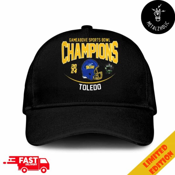 Toledo Rockets Football 2024 GameAbove Sports Bowl Bound Champions NCAAF Bowl Games 2024-2025 Hat Cap