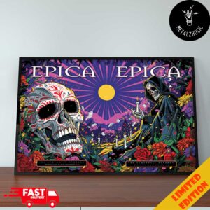 Two Shows Of Epica The Symphonic Synergy Mexico Shows 6 And 7 December 2024 At Mexico City Home Decor Poster Canvas