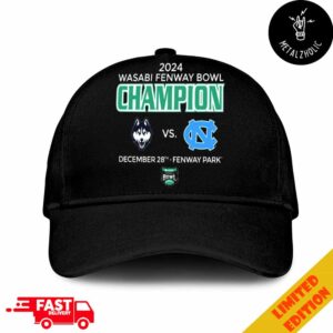 UConn Huskies vs North Carolina Tar Heels Football Wasabi Fenway Bowl Champion December 28 2024 Fenway Park NCAAF 2024-2025 Hat Cap