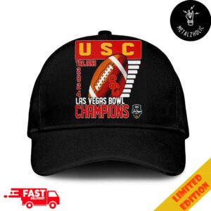 USC Trojans SRS Distribution Las Vegas Bowl Champions 2024 Ball NCAAF Bowl Games 2024-2025 Hat Cap