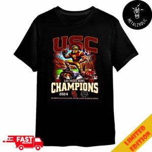 USC Trojans SRS Distribution Las Vegas Bowl Champions 2024 Shirt Mascot NCAAF Bowl Games 2024-2025 Merchandise T-Shirt