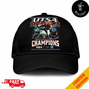 UTSA Roadrunners Celebrations 2024 Champions Of Myrtle Beach Bowl Mascot NCAA Bowl Games 2024-2025 Hat Cap