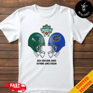 Union Home Mortgage Gasparilla NCAA 2024-2025 Bowl Games Tulane Green Wave vs Florida Gators At Raymond James Stadium T-Shirt