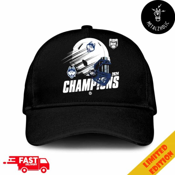 Wasabi Fenway Bowl UConn Huskies Football Champions Helmet NCAAF Bowl Games 2024-2025 Hat Cap