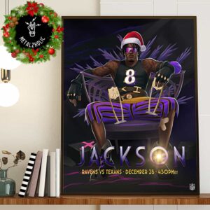 We’ve Got A League Of Legends With Arcane Show Lamar Jackson as Powder Ravens vs Texans December 25 2024 Poster Canvas