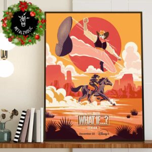 What If Western Kate Bishop And Shang-Chi Marvel Studios TV Series Inspired Art By Drew Shannon Disney Plus 2024 Poster Canvas