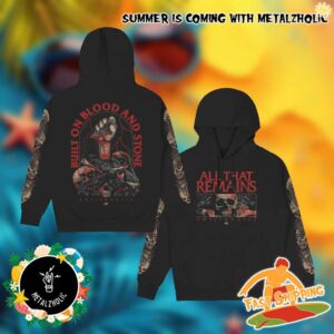 All That Remains Official Merchandise Blood And Stone Antifragile All Over Print Hoodie