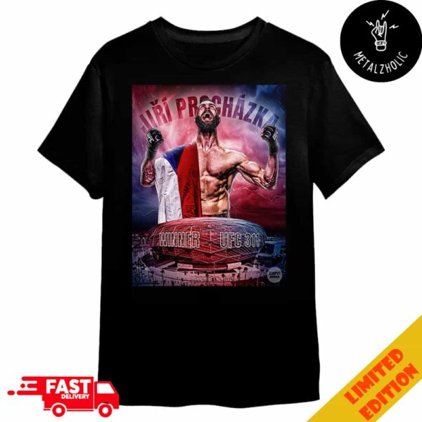 Back In The Win Column Jiri Prochazka Make Another Title With Huge Win At UFC 311 ESPN MMA Poster Limited Merchandise T-Shirt