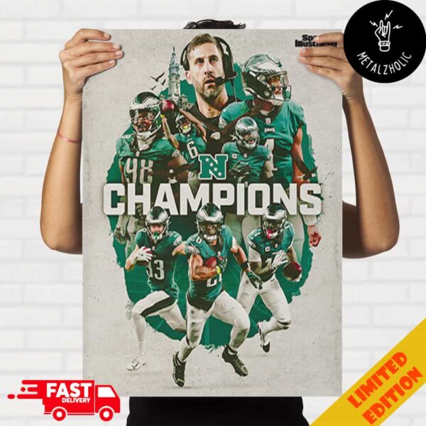 Congratulations Philadelphia Eagles Are NFC 2024 Champions And Head To Super Bowl LIX At New Orleans Home Decoration Poster Canvas