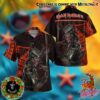 Damage Inc Metallica Skull Logo Summer Hawaiian Shirt