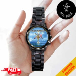 Iron Maiden Seventh Son Of A Seventh Son Time Teller Merchandise Black Stainless Steel Watch