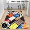 Balenciaga x Louis Vuitton x Gucci x Off-white Multi Fashion Brand Rectangle Rug Carpet For Living Room