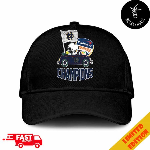 Notre Dame Fighting Irish Capital One Orange Bowl Champions College Football Playoff NCAA Season 2024-2025 Hat Cap