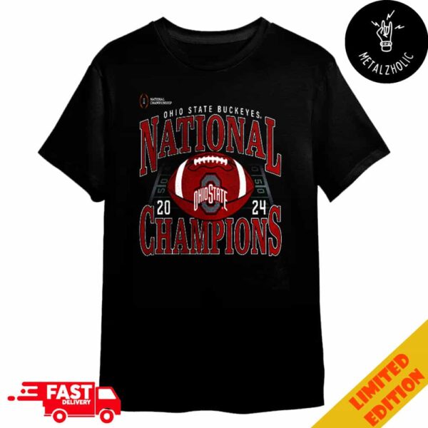 Ohio State Buckeyes College Football Playoff 2024 National Champions Vintage Merchandise T-Shirt