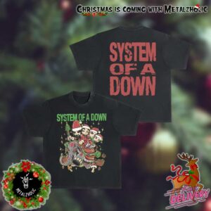 System Of A Down Mushroom People Holiday 2024 Two Sides T-Shirt