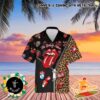 The Rolling Stones Tropical Pattern Logo Summer 2025 Hawaiian Shirt