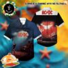 AC DC High Voltage Album Cover Music Band Aloha Summer Hawaiian Shirt