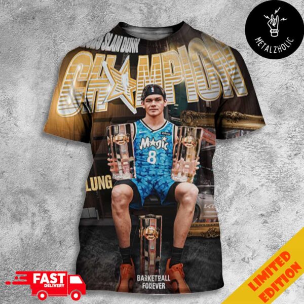 Basketball Forever Cover Mac McClung Wins His Third Straight Dunk Contest First Dunk Three Peat In History 2025 Slam Dunk Champion All Over Print T-Shirt