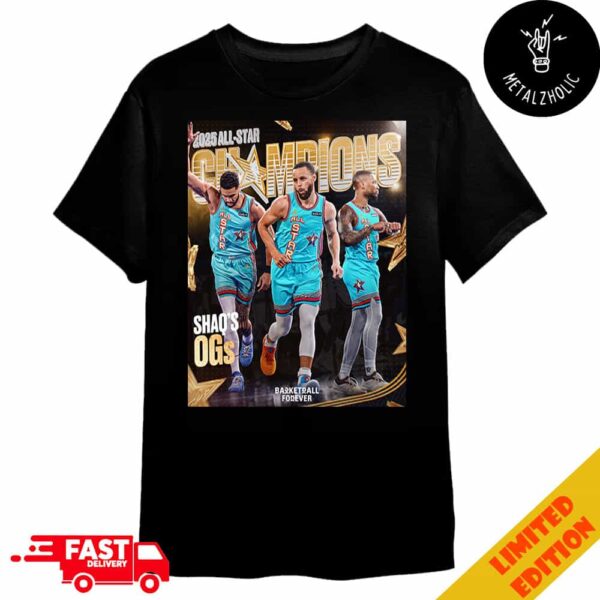 Basketball Forever Cover Shaq’s OGs Are The 2025 All-Star Champions Merchandise T-Shirt