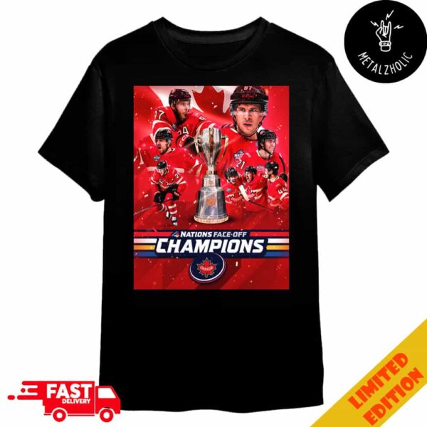 Canada Are 4Nations Face-Off Champions NHL 2025 Merchandise T-Shirt