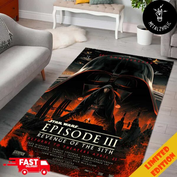 Celebrate The 20th Anniversary Of Star Wars Episode III Revenge Of The Sith April 25 2025 Home Decor Rug Carpet