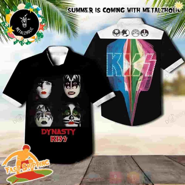 Dynasty Kiss Band Summer Hawaiian Shirt