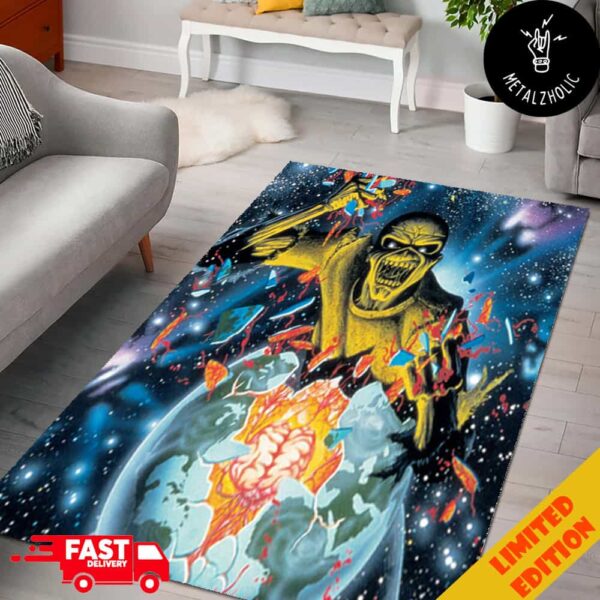 Iron Maiden World Piece Tour 1983 Poster Collections Home Decor Rug Carpet