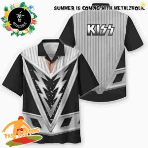 Kiss Lightning Bolt Hard Rock Band Fan Gifts Summer Collections Aloha Hawaiian Shirt