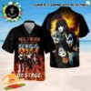 Kiss Rock Band Legends Tour 1976-2009 Summer Hawaiian Shirt And Beach Short