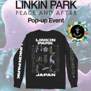 Linkin Park Peace And After Pop-Up Event From Zero World Tour February 11-12 2025 At Saitama Super Arena Japan Tokyo Exclusive Merchandise All Over Print Long Sleeve