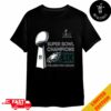 Philadelphia Eagles Nike Logo Super Bowl LIX Champions NFL Season 2024-2025 Trophy Collection Club Hoodie T-Shirt