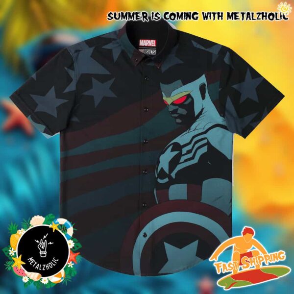 RSVLTS Summer Captain America Symbol Of Truth Hawaiian Shirt